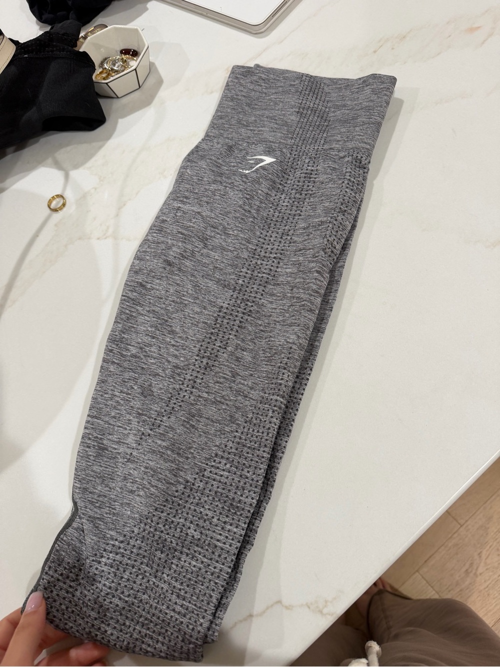 Gymshark Gray Seamless High-Waist Leggings